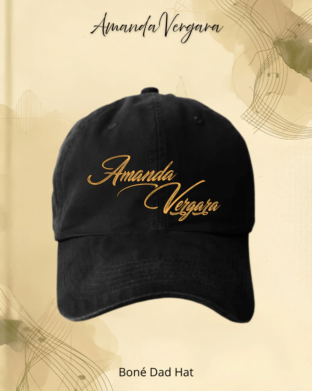 Boné Dad Hat — Amanda Vergara