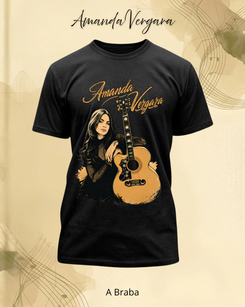 Camiseta "A Braba" — Amanda Vergara