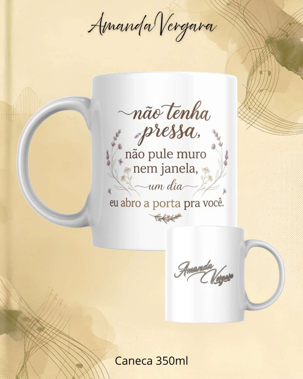 Caneca 350ml — Amanda Vergara